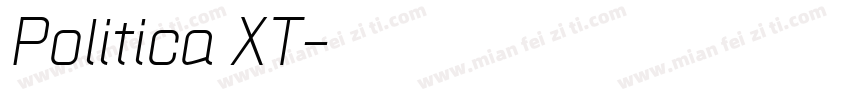 Politica XT字体转换